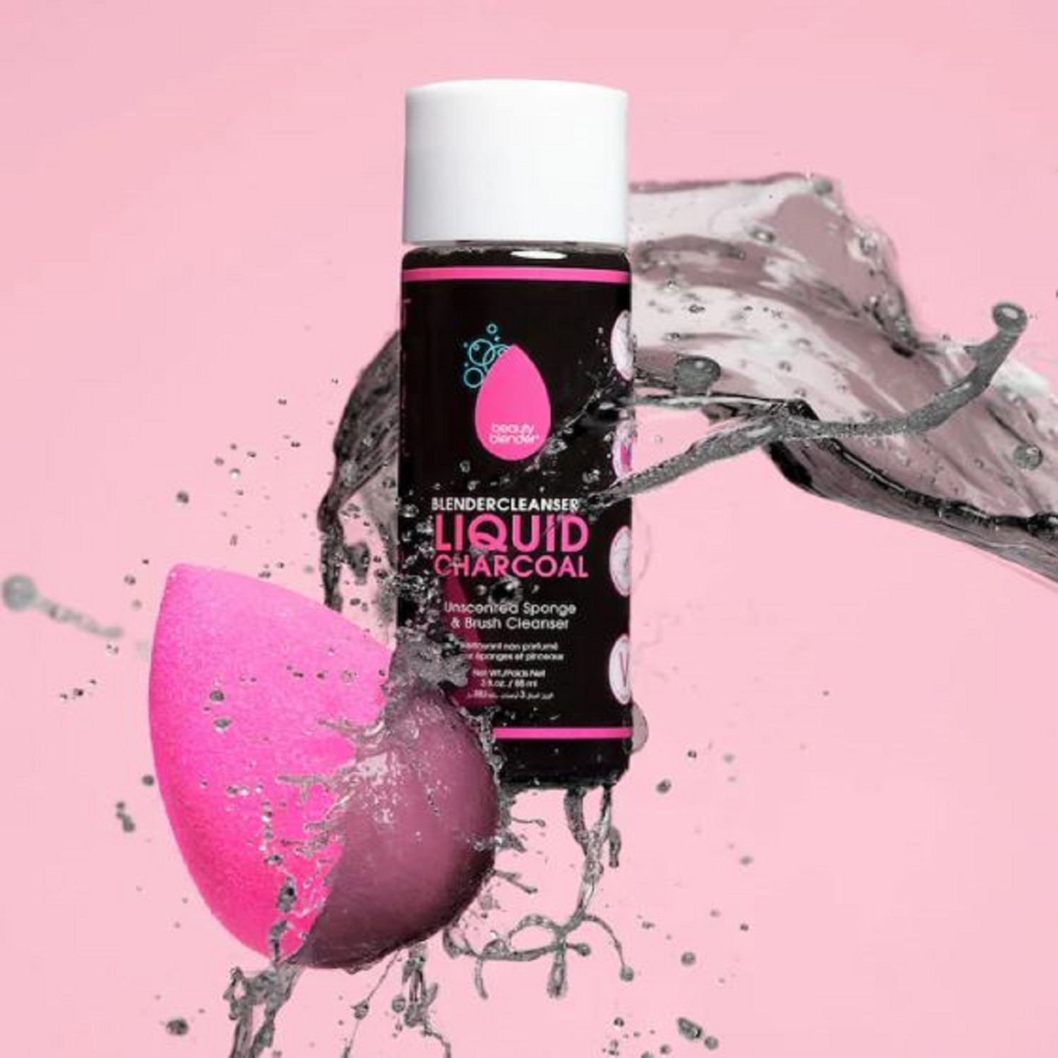 BEAUTY CLEANSER CHARCOAL (LIMPIADOR LÍQUIDO DE BROCHAS Y ESPONJAS)
